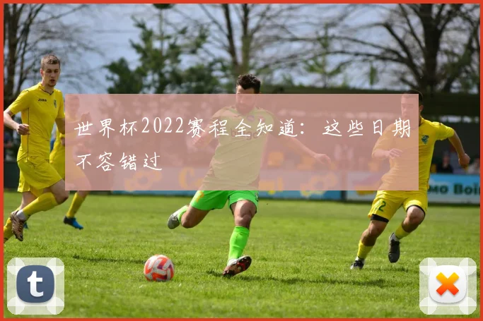 世界杯2022赛程全知道：这些日期不容错过
